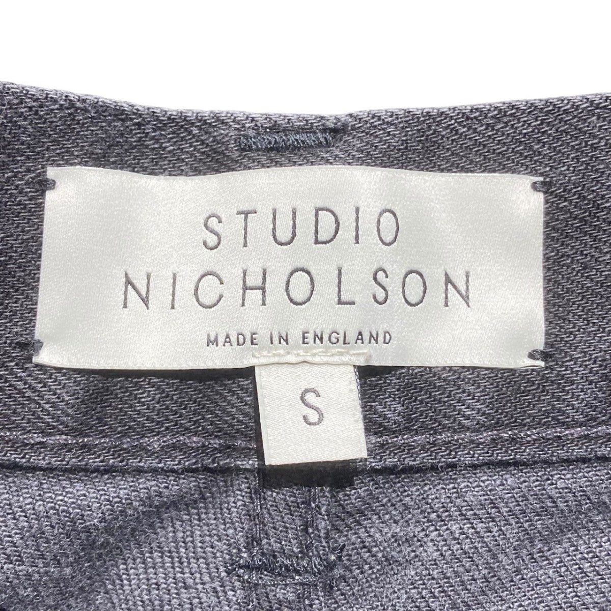 STUDIO NICHOLSON(スタジオニコルソン) PUCH WASHED DENIM PANT