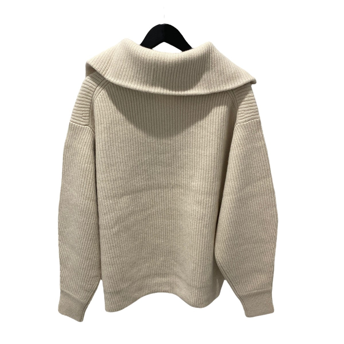 Noble(ノーブル) Ca Wミドルゲージ片畦zipプルオーバーハーフジップ