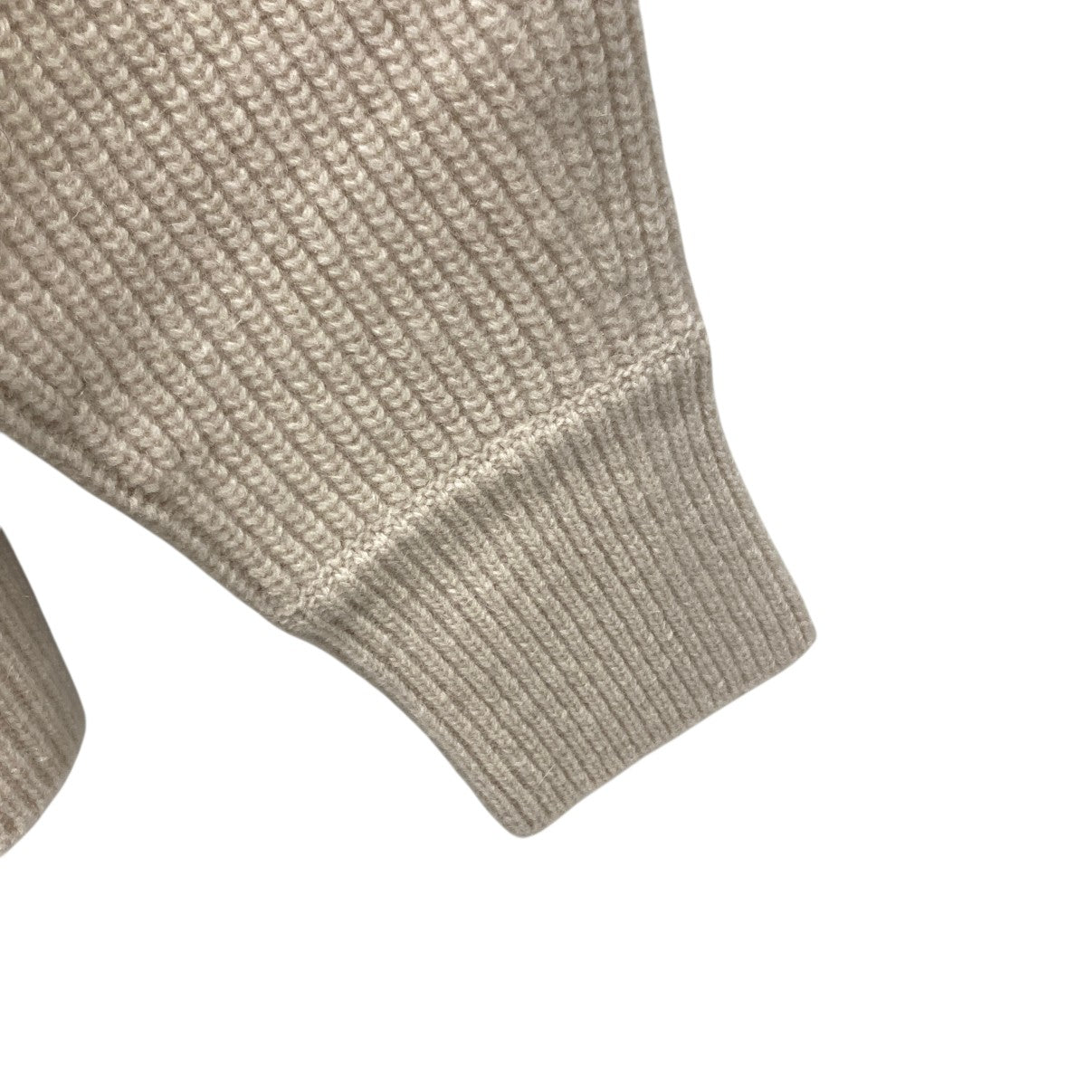 Noble(ノーブル) Ca Wミドルゲージ片畦zipプルオーバーハーフジップ