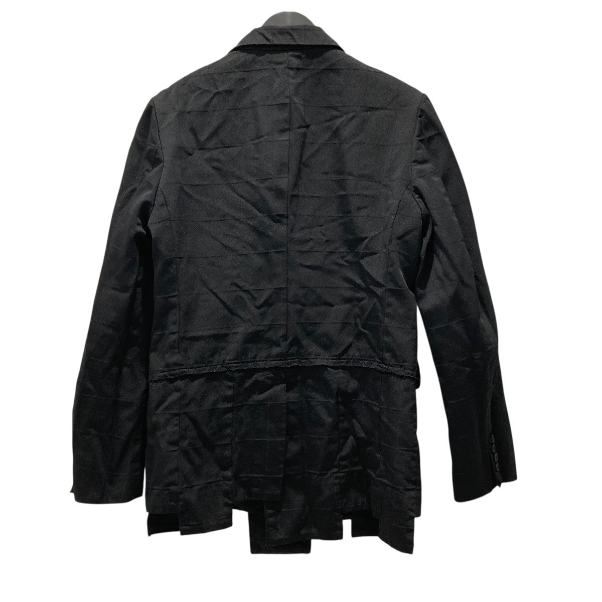COMME des GARCONS HOMME DEUX ポリ縮絨チェック2BテーラードジャケットDM-J045 古着・中古-2枚目のアイテム画像