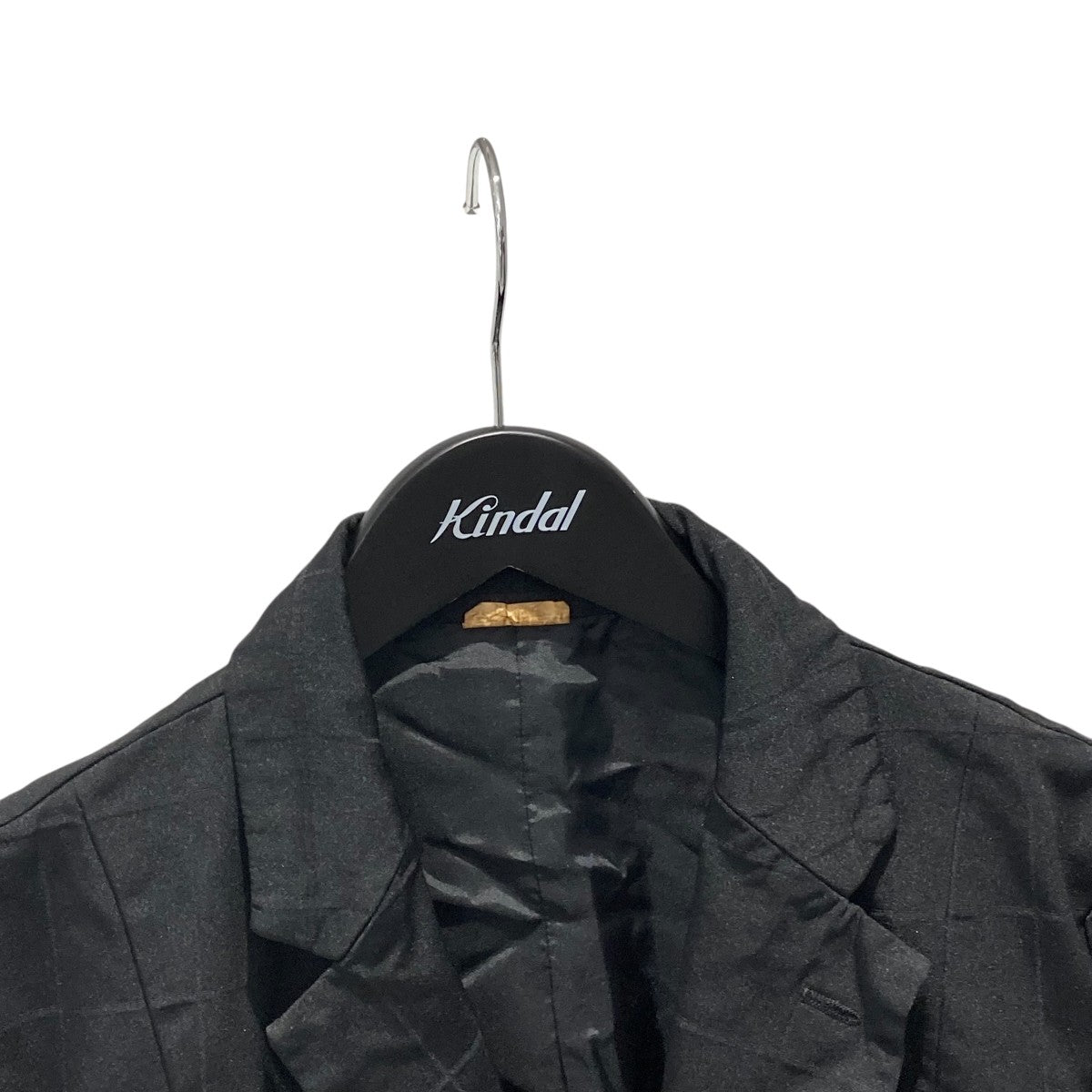 COMME des GARCONS HOMME DEUX ポリ縮絨チェック2BテーラードジャケットDM-J045 古着・中古-3枚目のアイテム画像