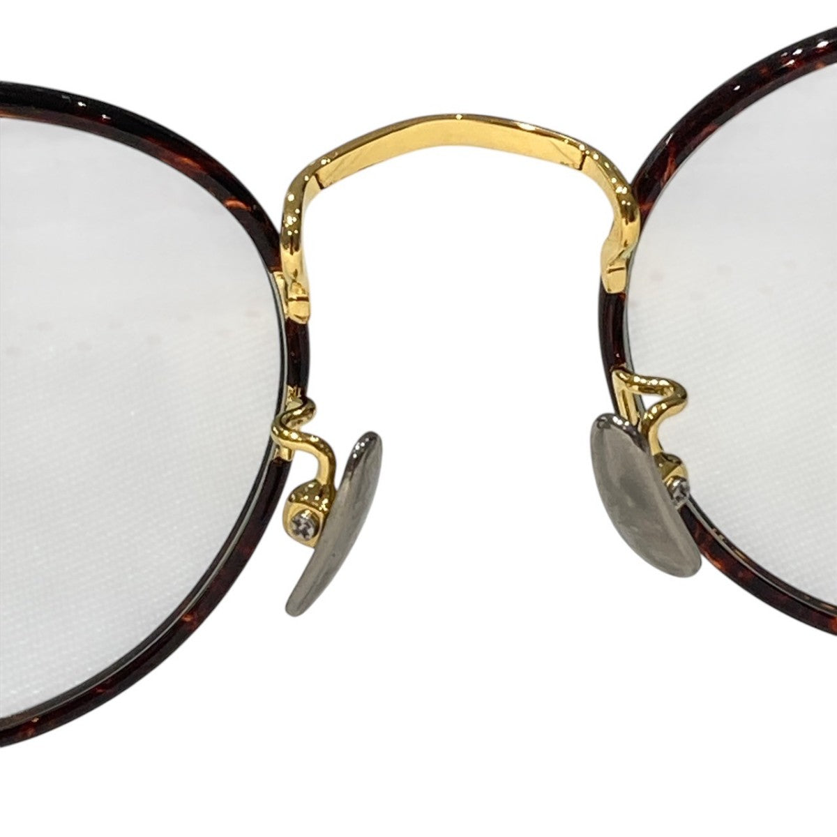 NOCH OPTICAL RICH AMBER ＆ CHAMPAGNE GOLD × GREY GREEN TO D．GREYサングラスKYOKUSUI 古着・中古-4枚目のアイテム画像