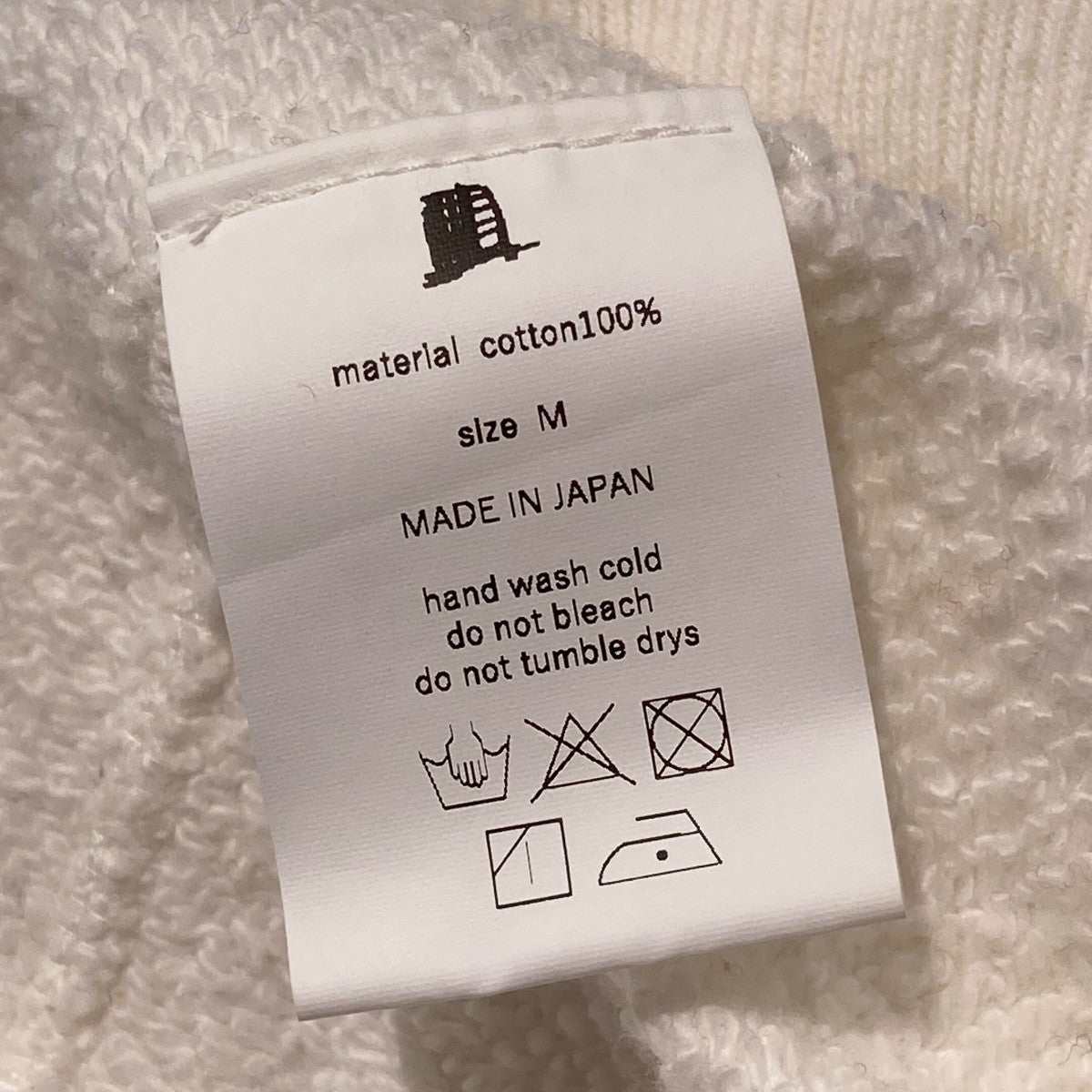 YOKOSAKAMOTO(ヨーコサカモト) クルーネックスウェット ホワイト