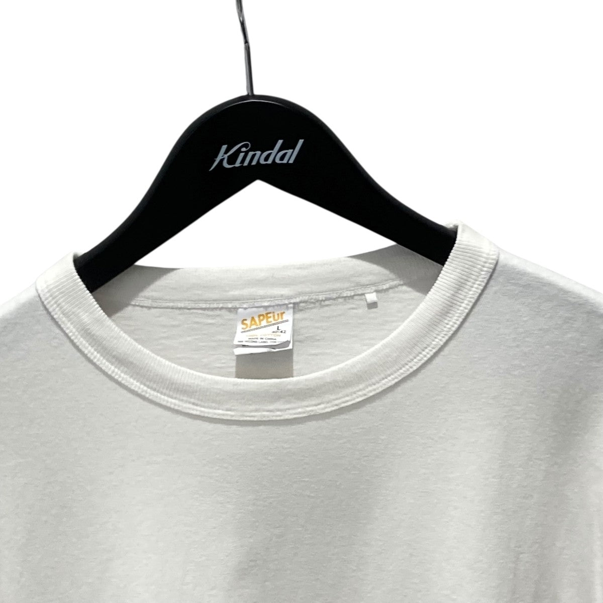 SAPEur(サプール) バックプリント半袖TシャツA0022-045 A0022