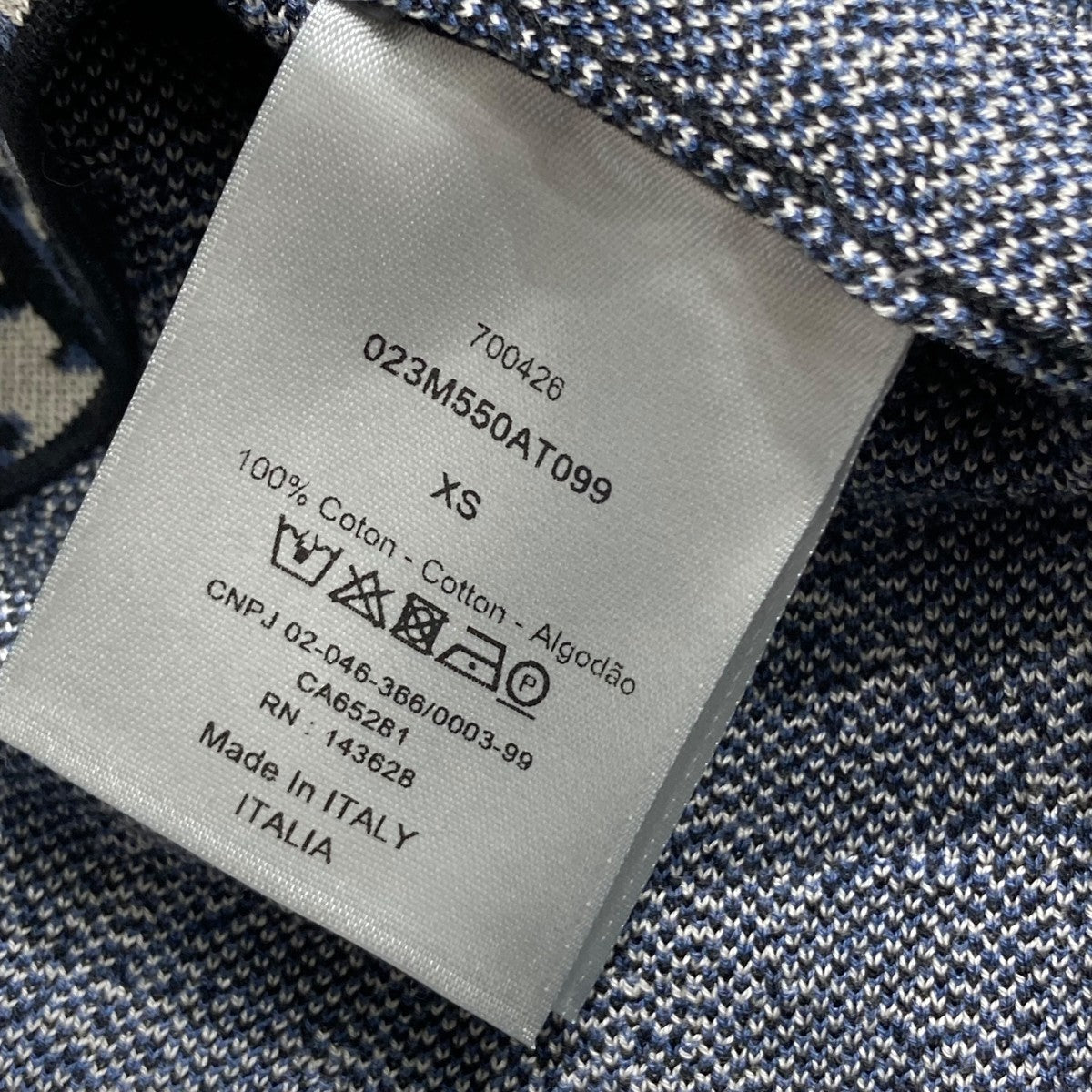 Dior 長袖シャツ 023M550AT099 Dior HOMME 極美品□20SS DIOR/ディオール オム 023M550AT099