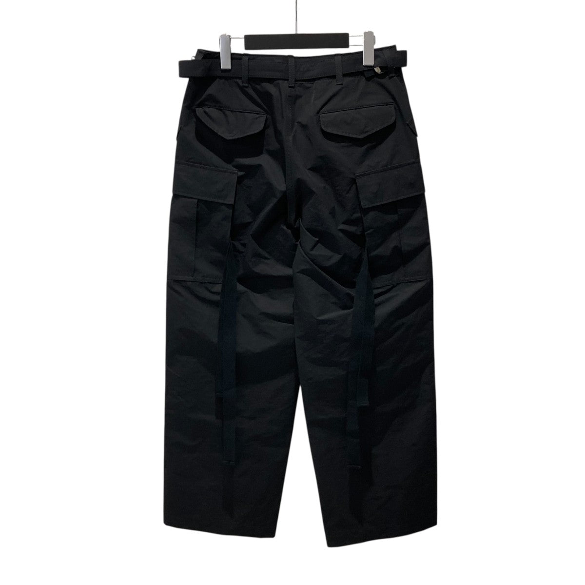sacai サカイ スラックス 0(XS位) グレーx黒 【古着】