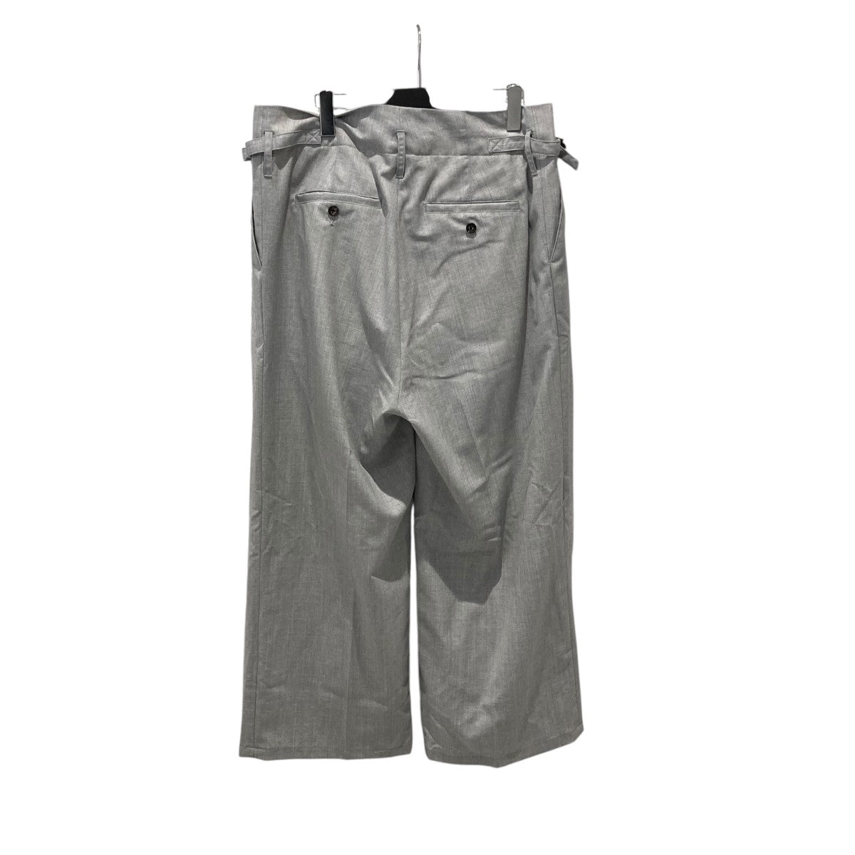 ANCELLM(アンセルム) WOOL DAMAGE WIDE SLACKSワイドスラックス