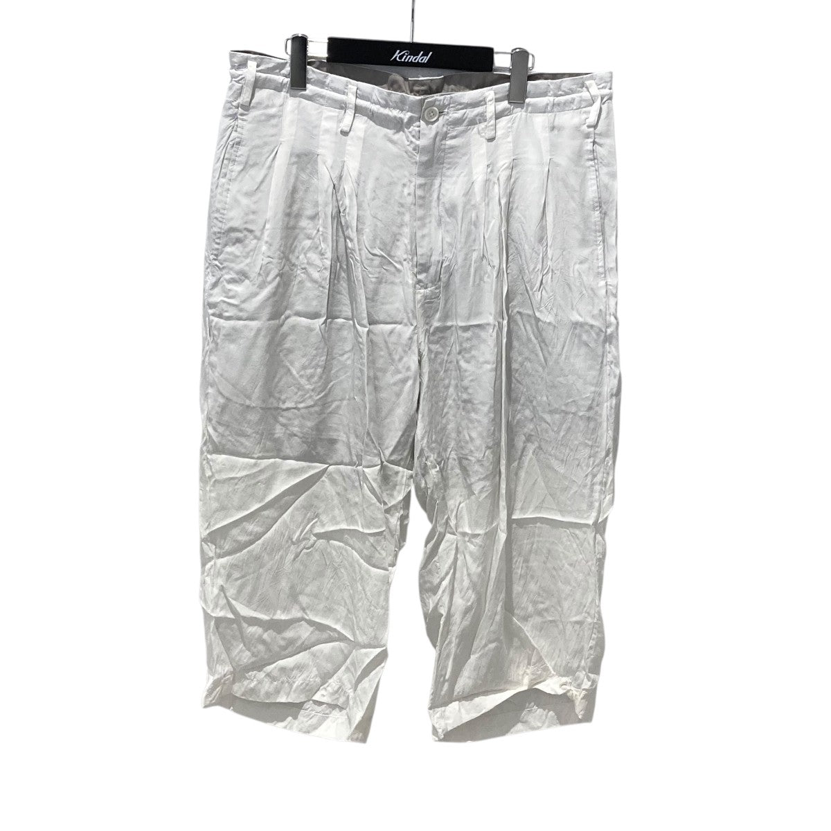 Y's.... ドッキングパンツ　ブラック yohji yamamoto WOOL GABARDINE NEW STANDARD 2TUCKS STRING PANTS(XS Black