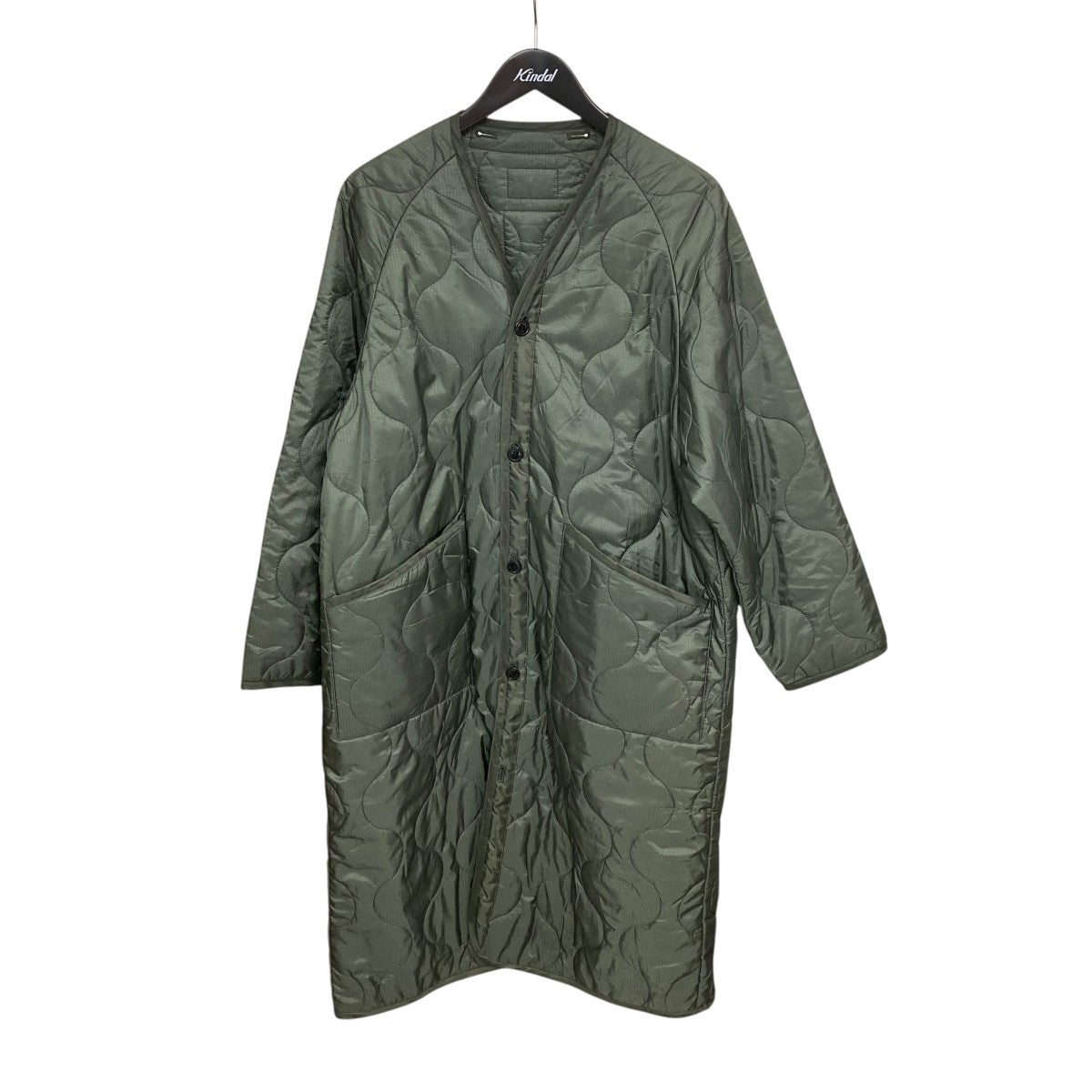 HYKE(ハイク) 21AWキルティングコート212-17316 212-17316 グリーン