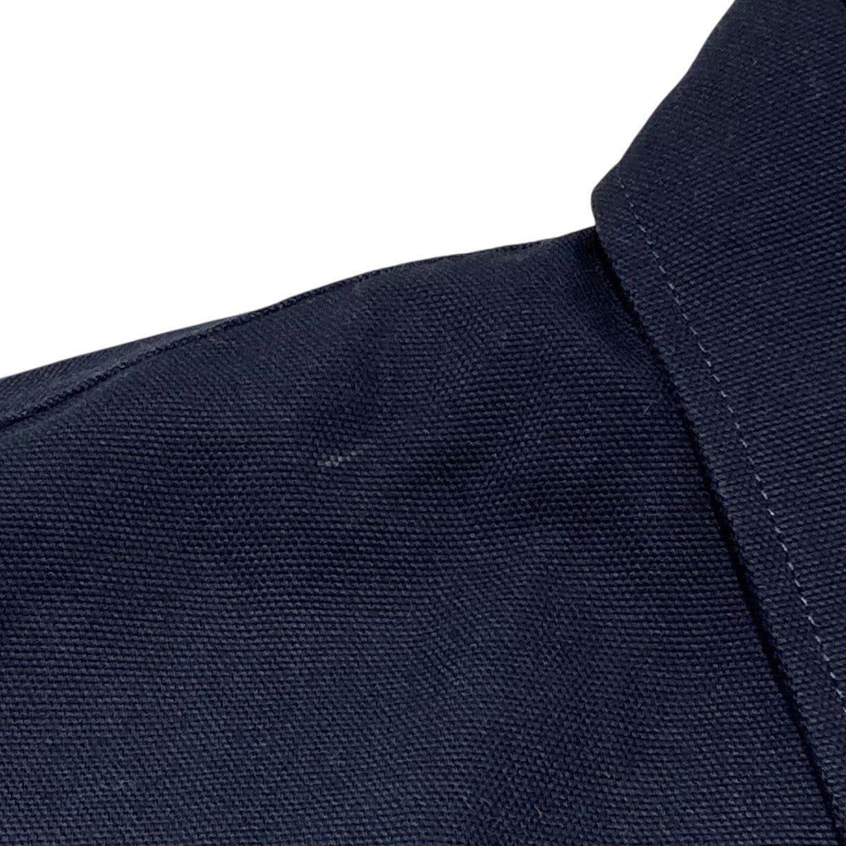 RAF SIMONS(ラフシモンズ) OVERSIZED DENIM SHIRT WITH LEATHER PATCH