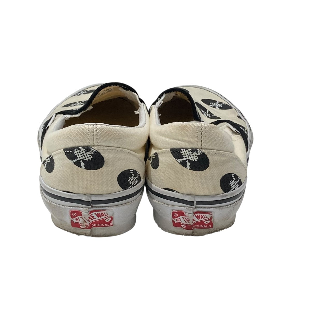 レコード　スリッポン VANS×WACKO MARIA RECORDS OG SLIP-ONスリッポン ホワイト