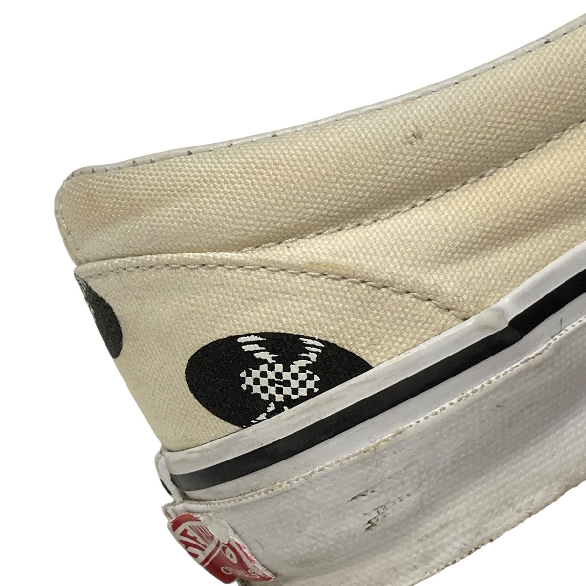 レコード　スリッポン VANS×WACKO MARIA RECORDS OG SLIP-ONスリッポン ホワイト