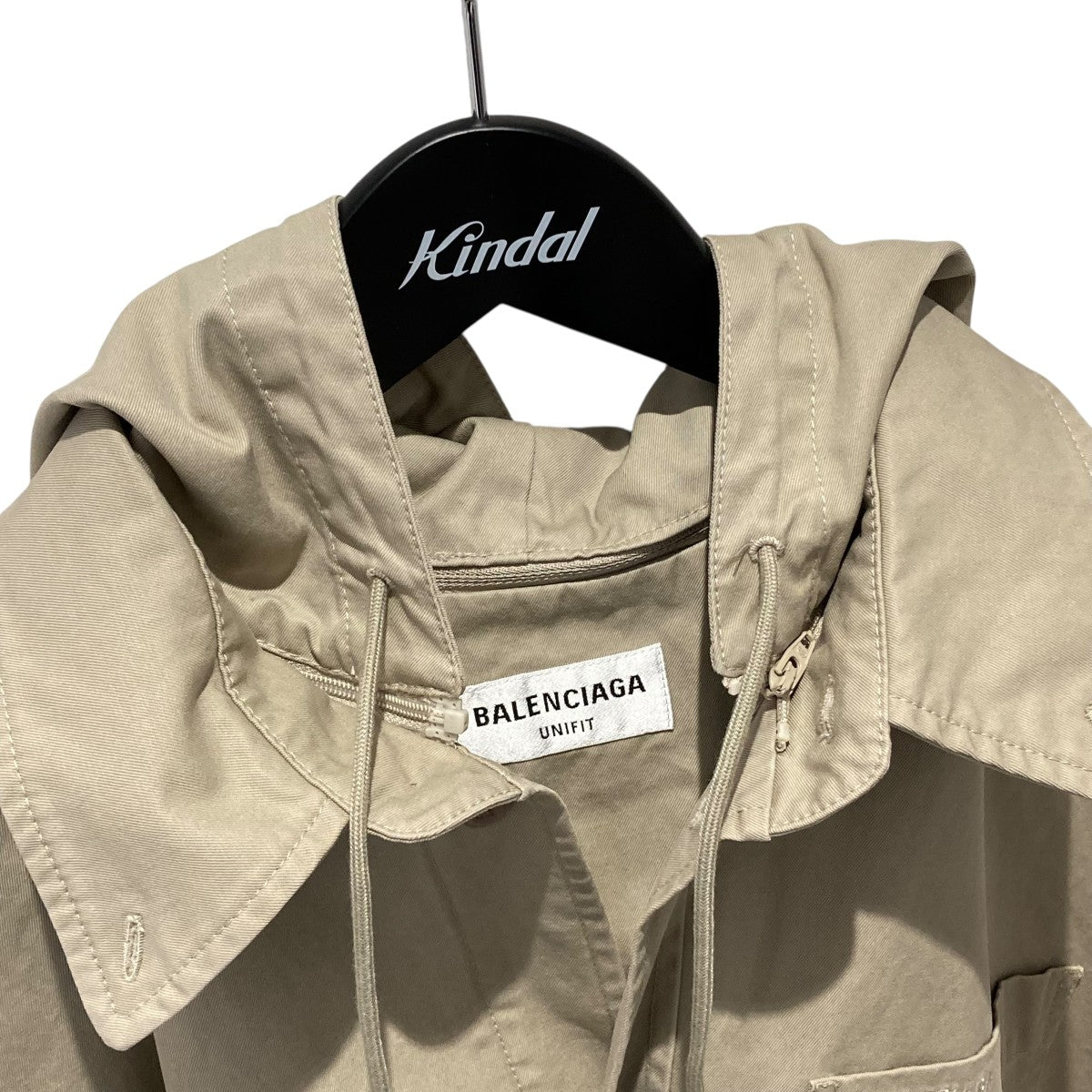 Balenciaga フーデッド シャツジャケット Balenciaga フーデッド シャツジャケット