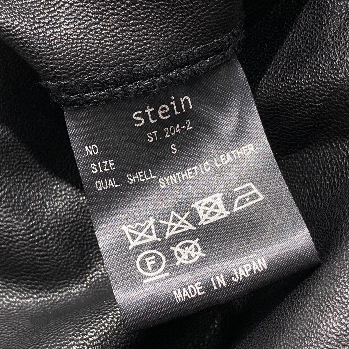 stein(シュタイン) フェイクレザーパンツST.204-2 ST.204-2 ブラック