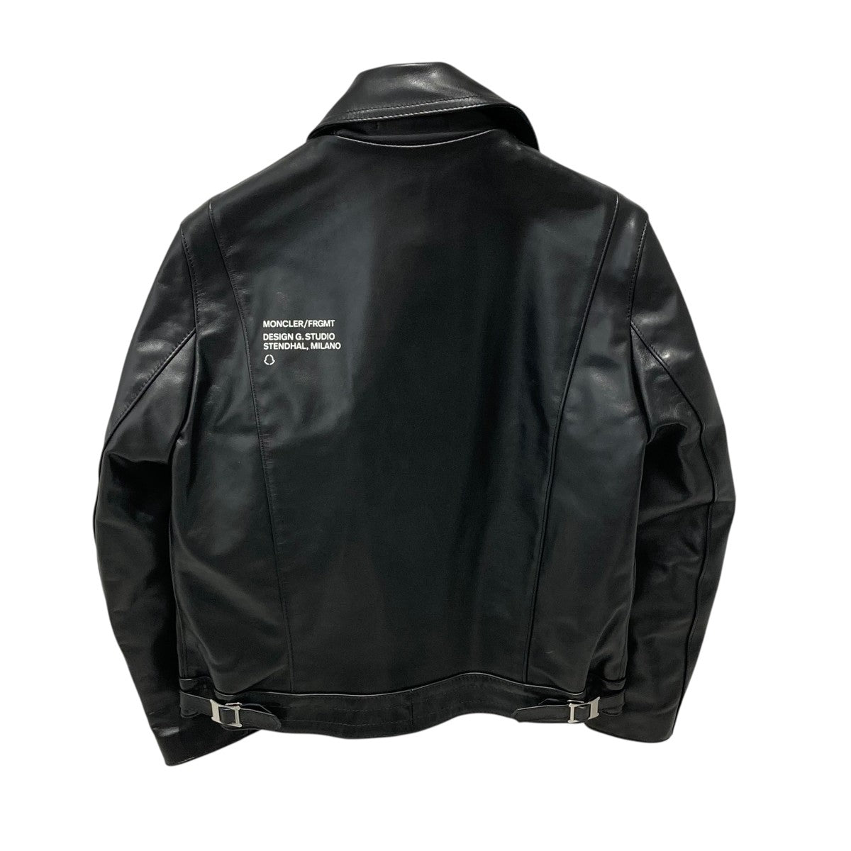 Lewis Leathers×MONCLER×FRGMT DWAYNE CYCLONEダブルライダースジャケットG209U1A00022 古着・中古-2枚目のアイテム画像