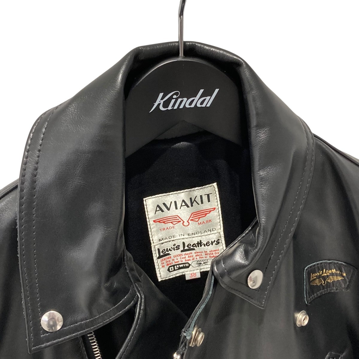 Lewis Leathers×MONCLER×FRGMT DWAYNE CYCLONEダブルライダースジャケットG209U1A00022 古着・中古-3枚目のアイテム画像