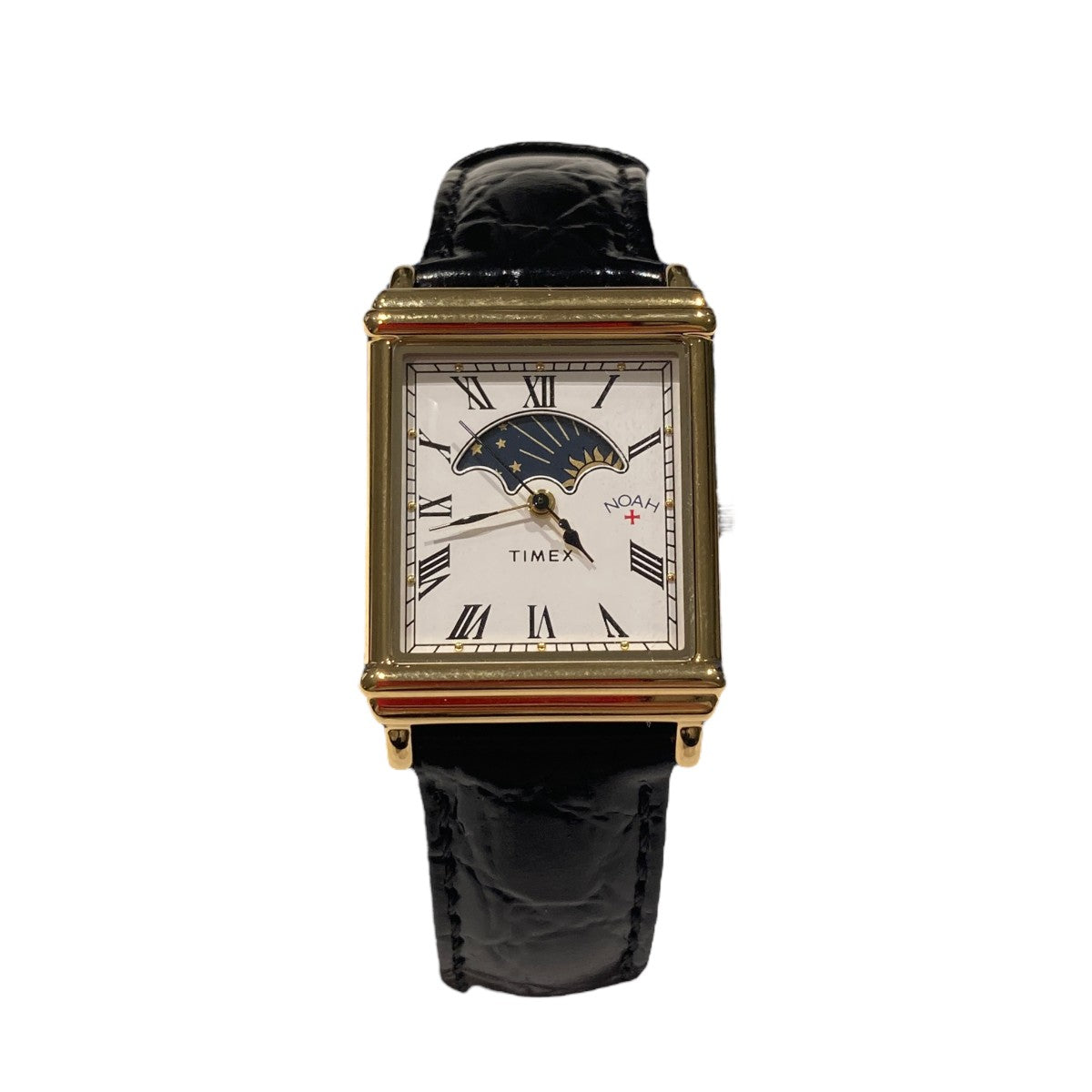 Noah×TIMEX Sun And Moon Watch腕時計 ゴールド×ブラック