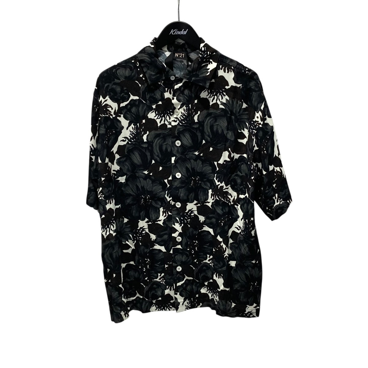 N°21 FLORAL DESIGN OPEN COLLAR SHIRTオープンカラーシャツ24SU-G021-5163 古着・中古-1枚目のアイテム画像