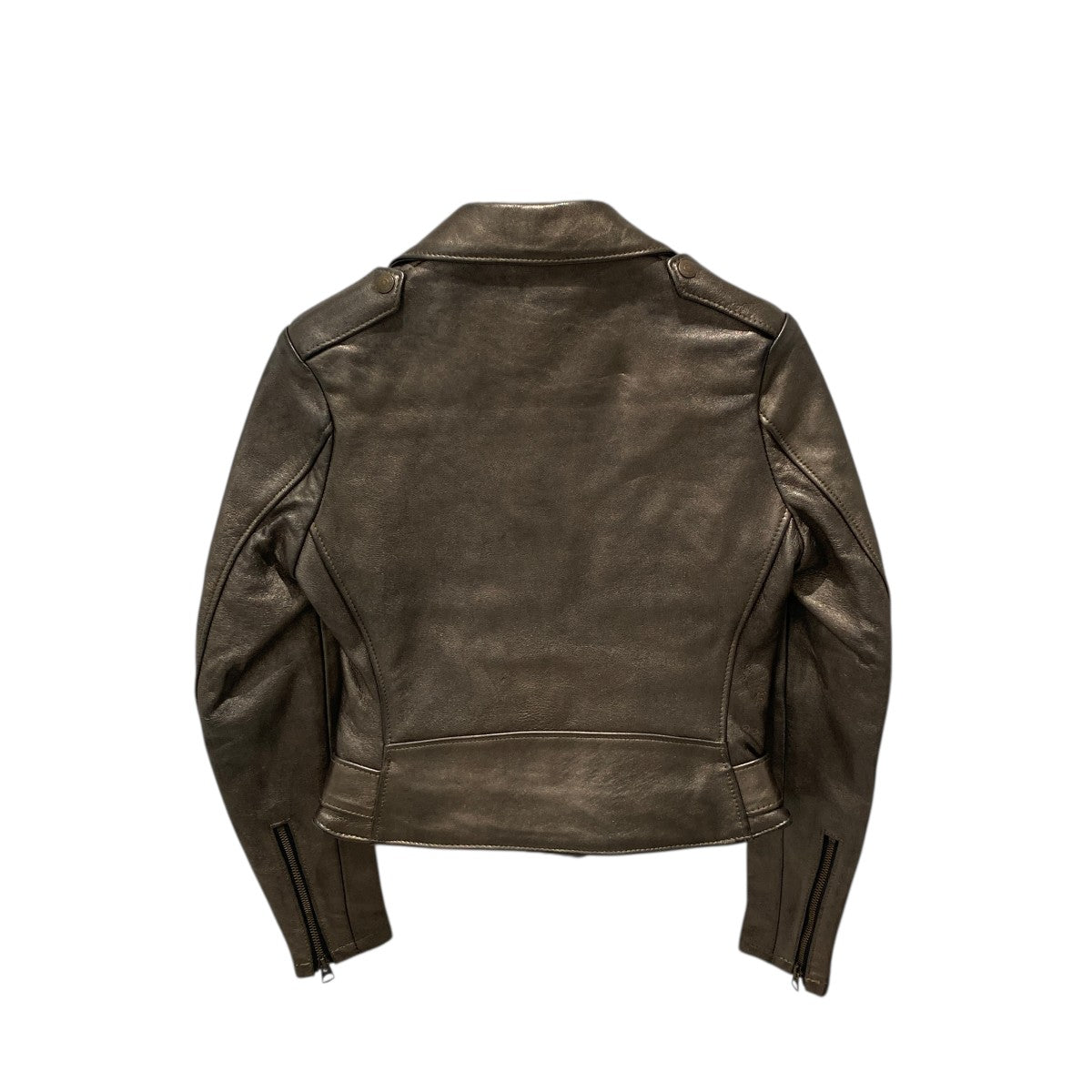 Schott レザージャケット サイズ38 ブラウン 中古・古着通販】Schott (ショット) シングルライダースジャケット