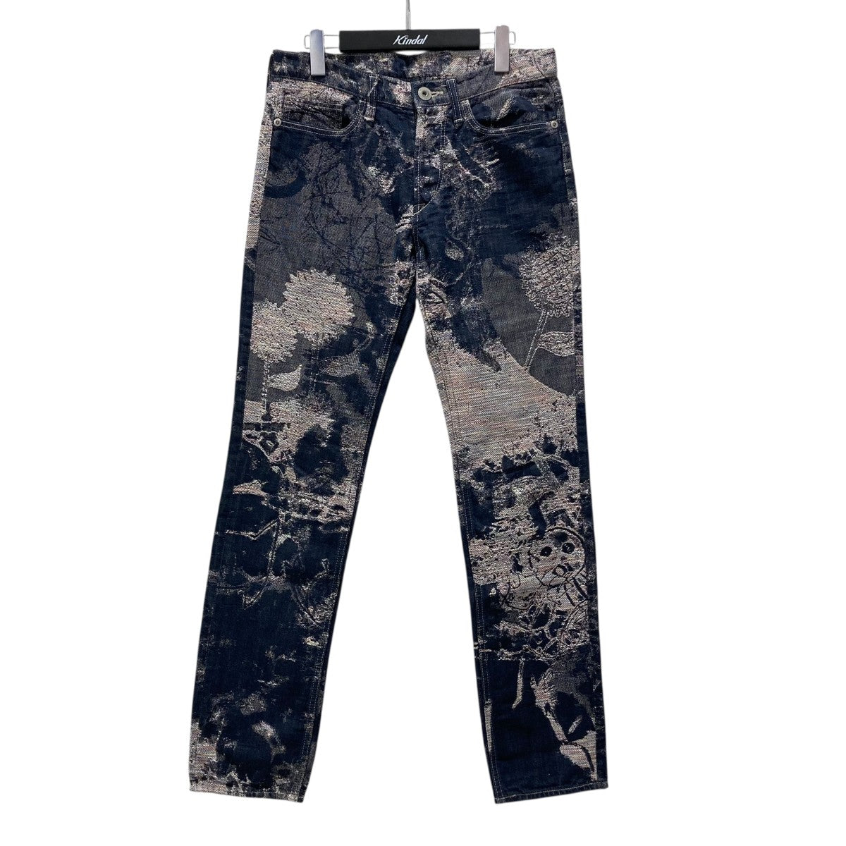 ISSEY MIYAKE MEN グラフィックジャガードデニムパンツME31FF202 古着・中古-1枚目のアイテム画像