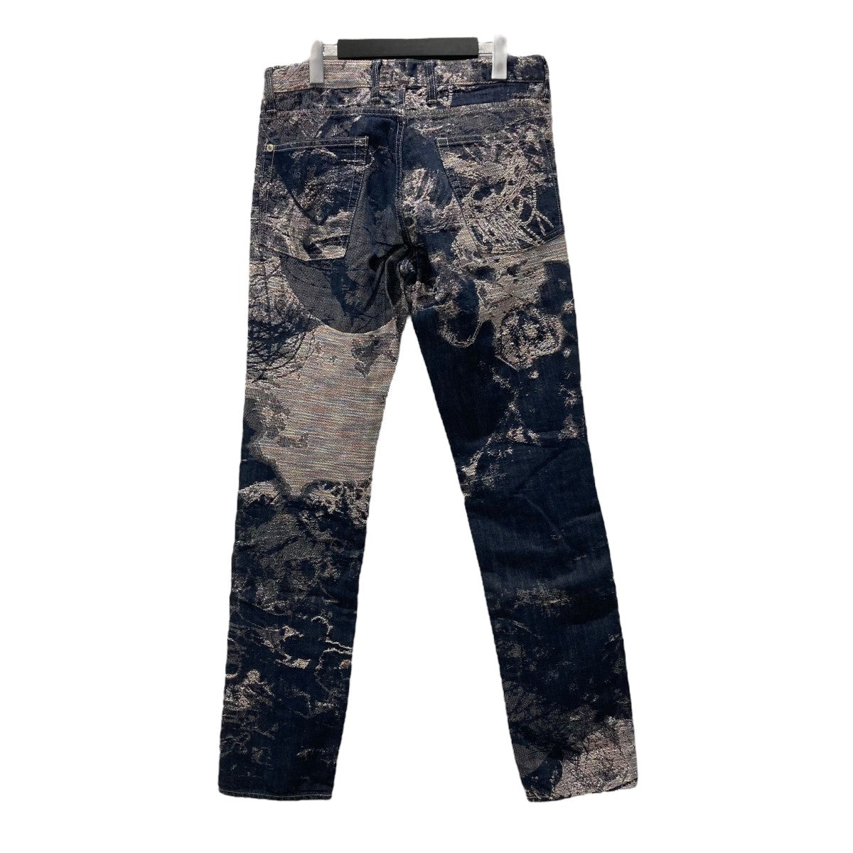 ISSEY MIYAKE MEN グラフィックジャガードデニムパンツME31FF202 古着・中古-2枚目のアイテム画像