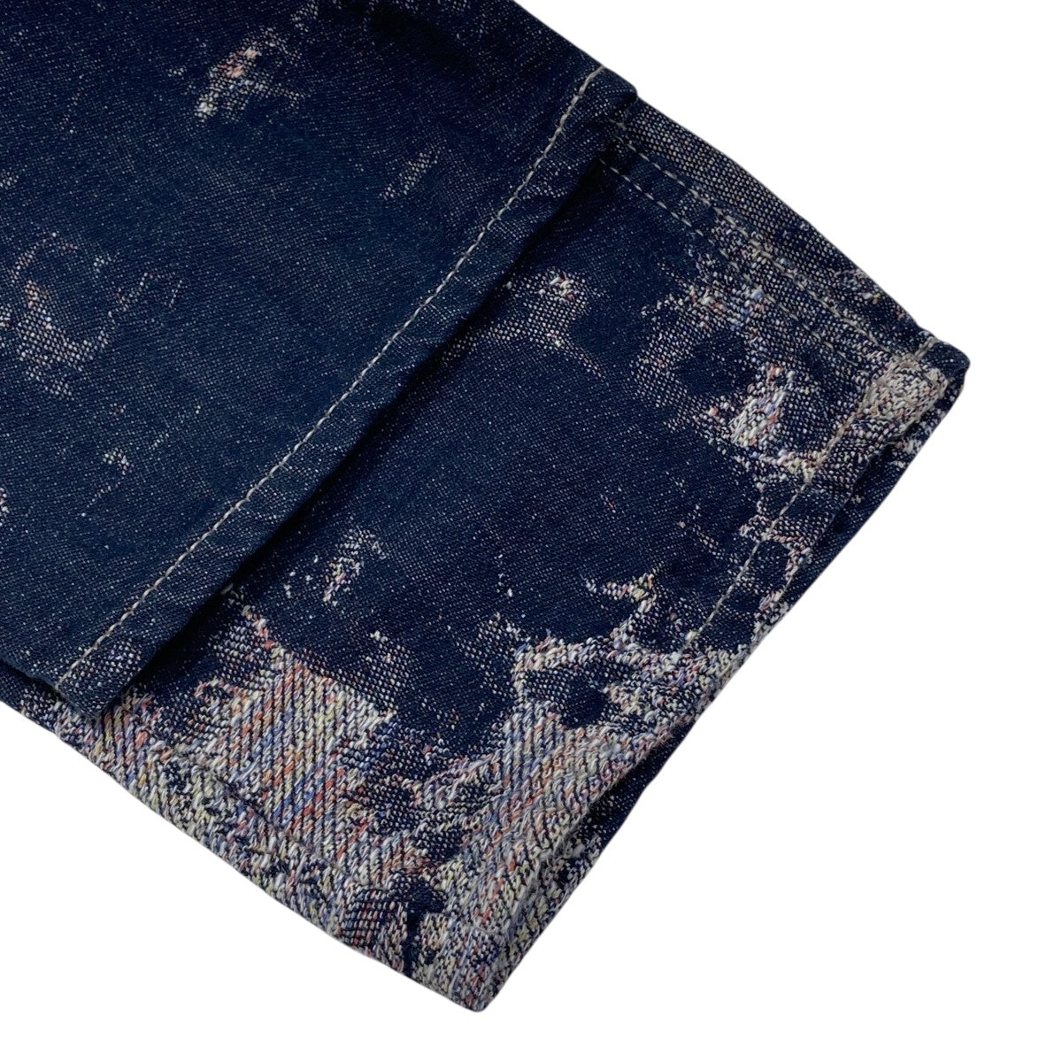 ISSEY MIYAKE MEN グラフィックジャガードデニムパンツME31FF202 古着・中古-4枚目のアイテム画像