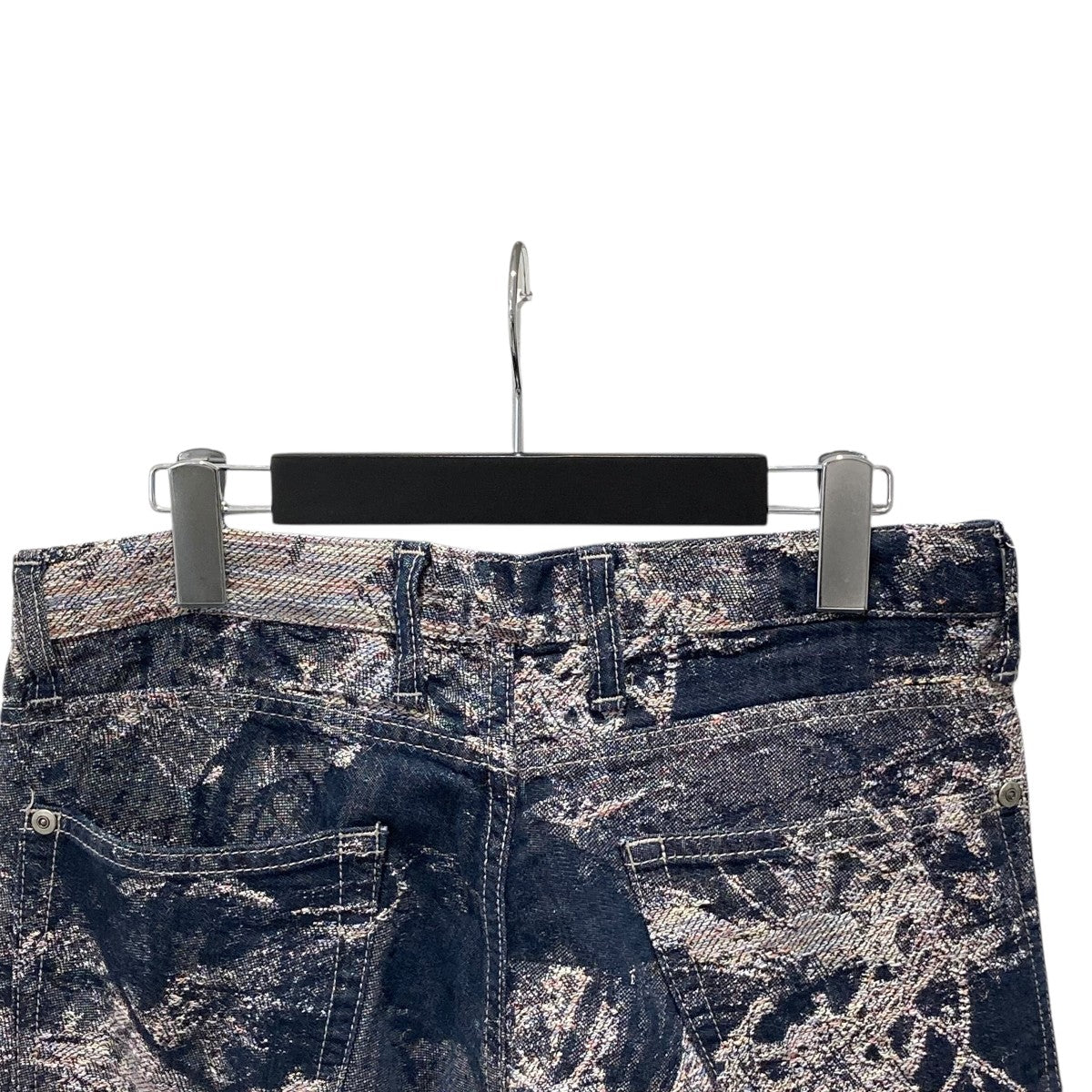 ISSEY MIYAKE MEN グラフィックジャガードデニムパンツME31FF202 古着・中古-5枚目のアイテム画像