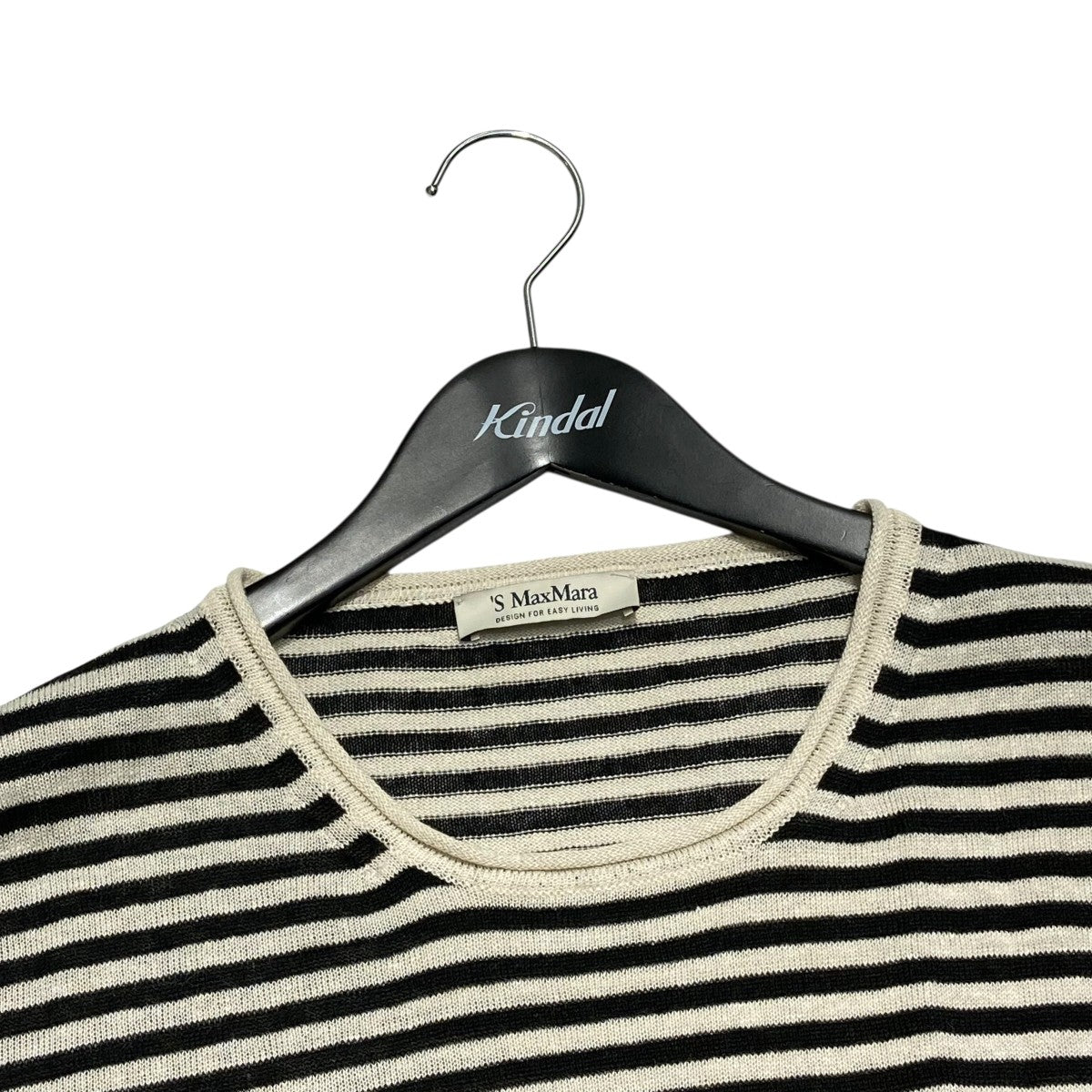 マックスマーラ ウール クルーネック ボーダー プルオーバー ニットセーター S マックスマーラ ウール クルーネック ボーダー プルオーバー