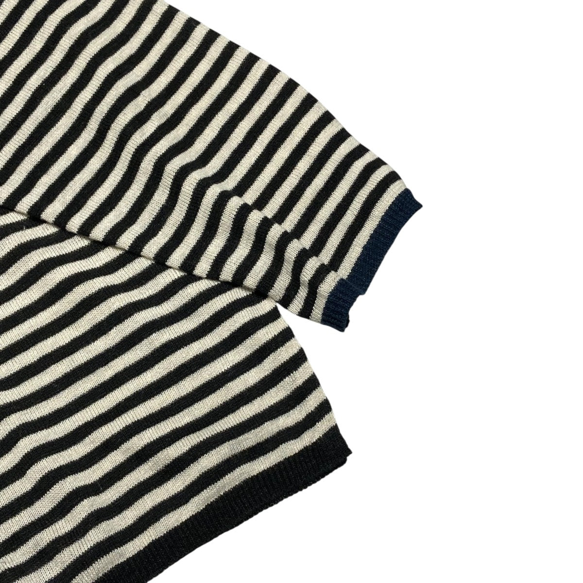 マックスマーラ ウール クルーネック ボーダー プルオーバー ニットセーター S S Max Mara(エスマックスマーラ) ボーダープルオーバーニット