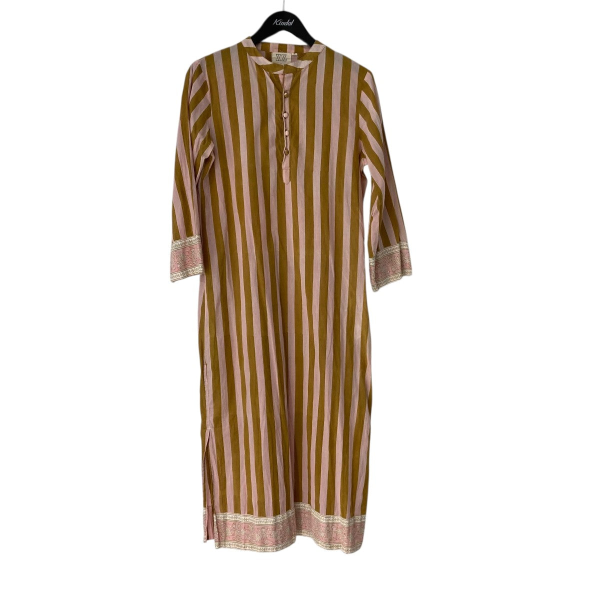 TEN X RON HERMAN ストライプ長袖ワンピース 中古・古着通販】TEN (テン) Ron Herman (ロンハーマン