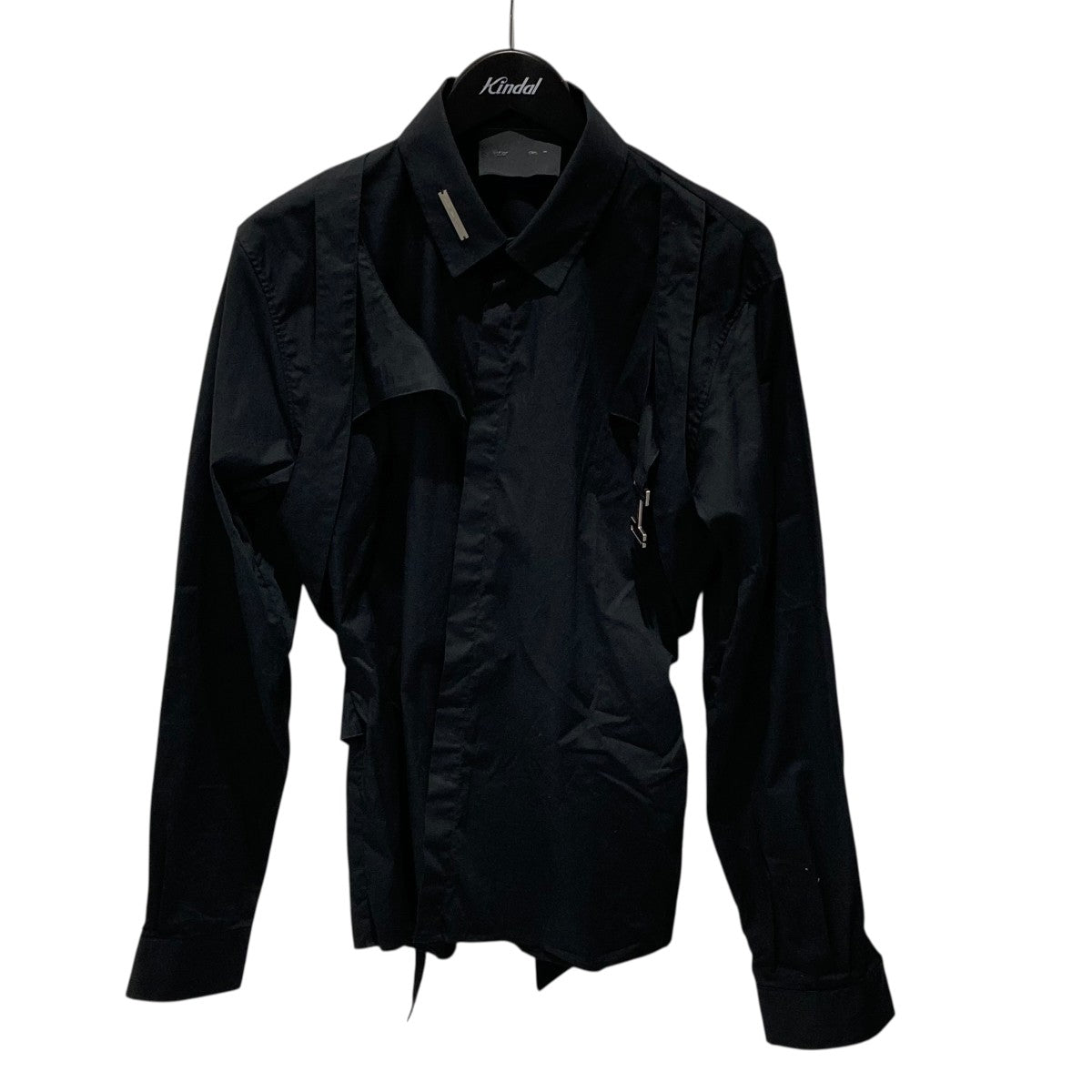 heliot emil 25ss ブラック長袖カットソー Black Evolute Long Sleeve T-shirt by HELIOT EMIL on Sale