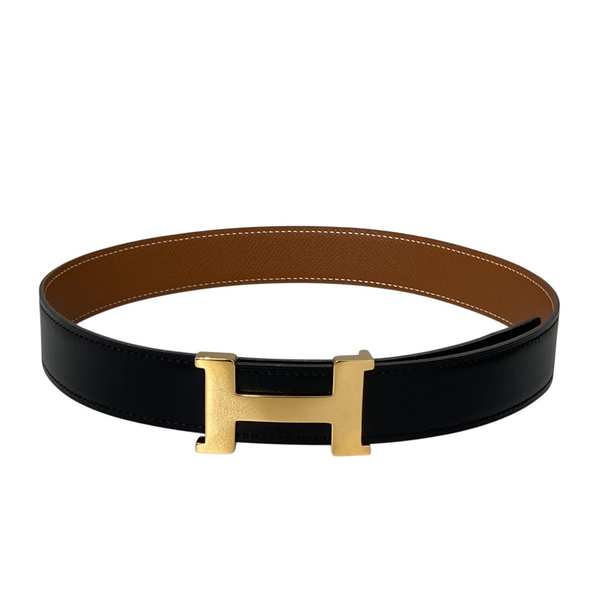 HERMES(エルメス) Hバックル □B刻印ベルト ブラック サイズ 65