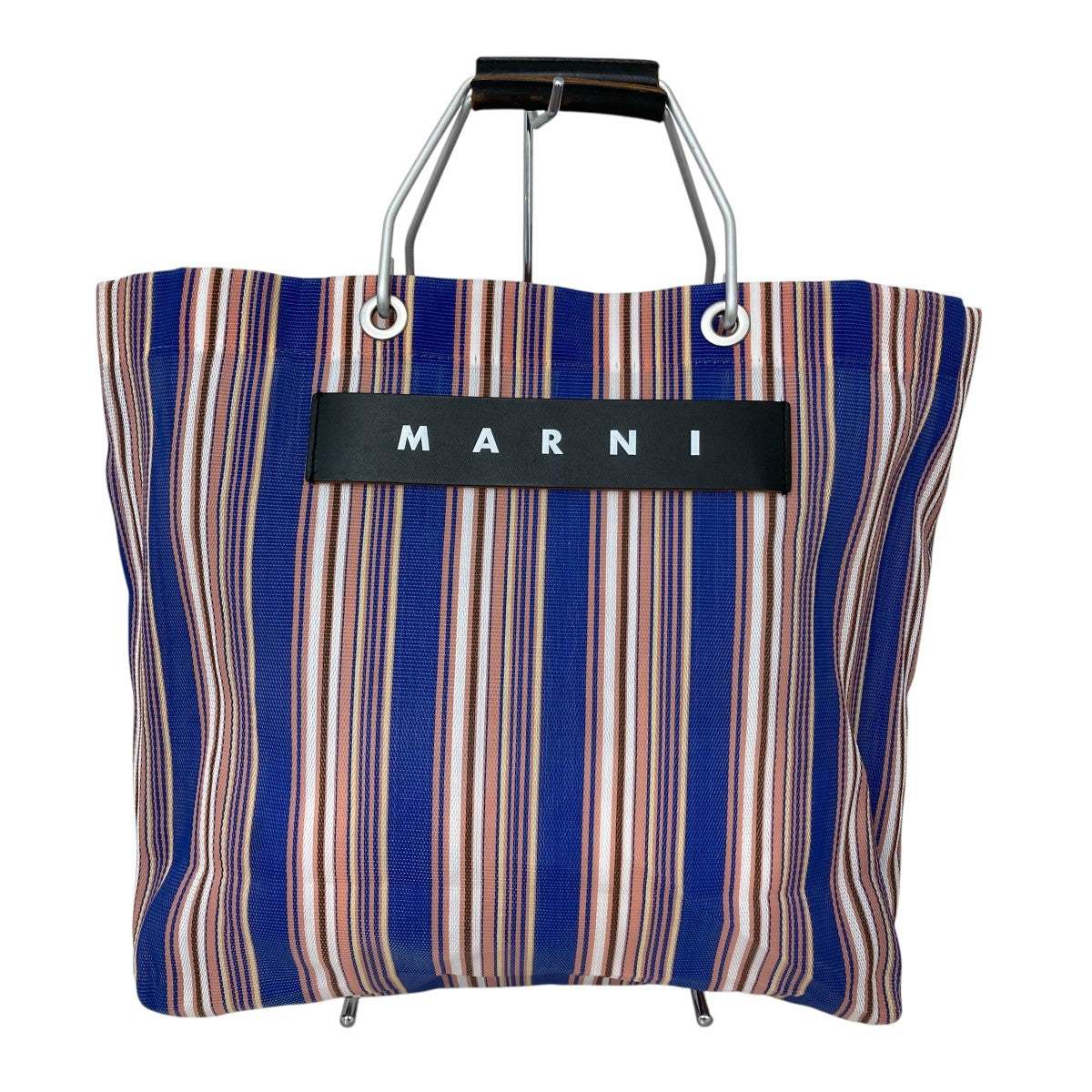 MARNI(マルニ) MARKET STRIPE BAGストライプトートバッグ マルチ