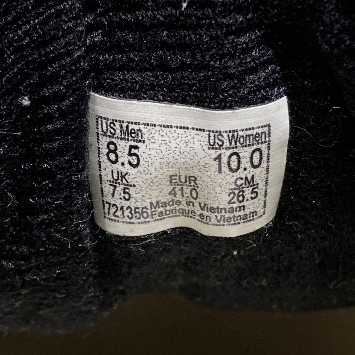 VANS(バンズ) US規格 OLD SKOOLローカットスニーカー ブラック