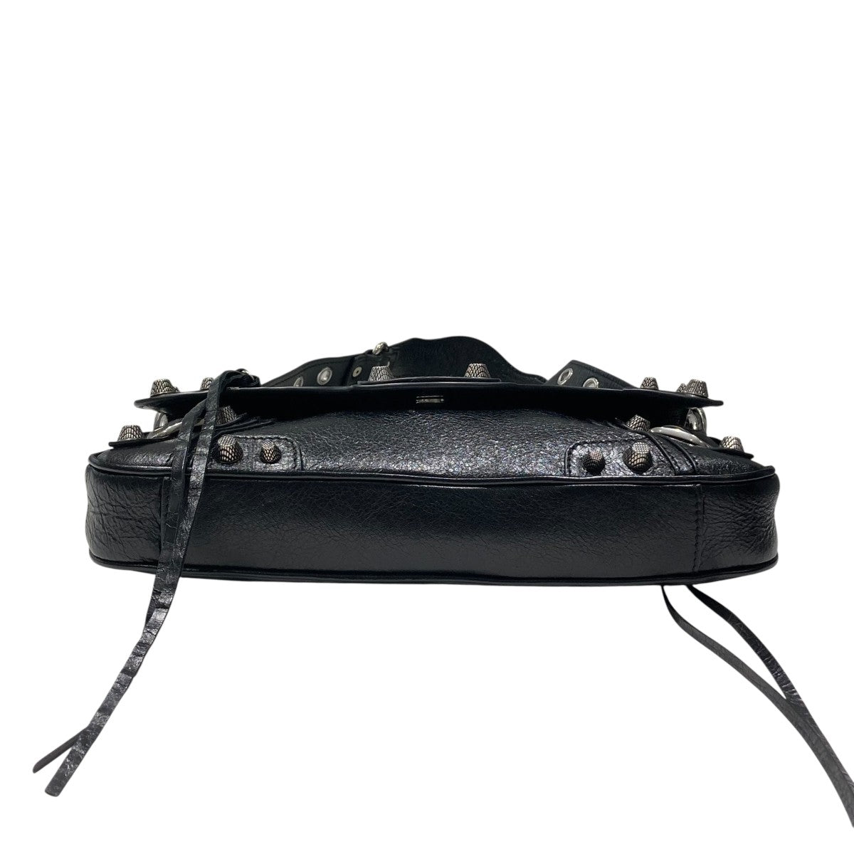 超人気BALENCIAGA ブラック ショルダーバッグ BALENCIAGA(バレンシアガ) ル カゴール レザーショルダーバッグ