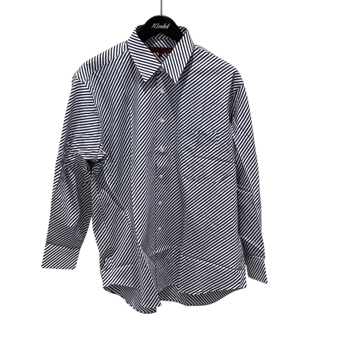 y*読様 COMME des GARCONS HOMMEストライプ長袖シャツ M COMME des GARCONS HOMME DEUX(コムデギャルソンオムドゥ