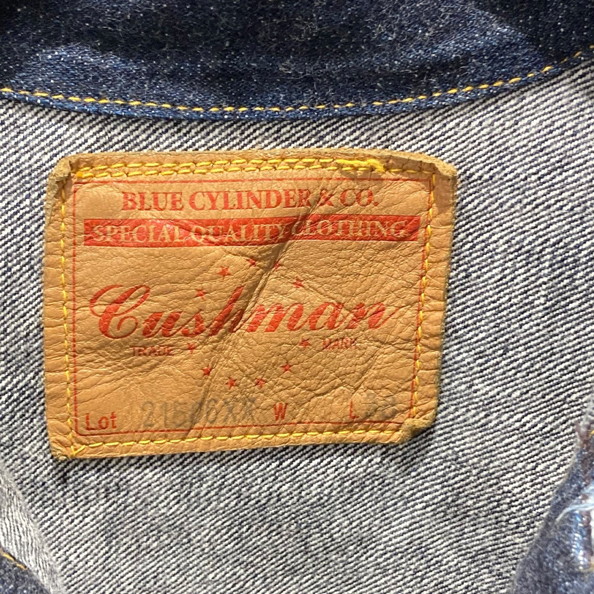 CUSHMAN (クッシュマン) WWII 大戦モデル DENIM JACKET CUSHMAN クッシュマン CONNERS SEWING FACTORY製 大戦モデル