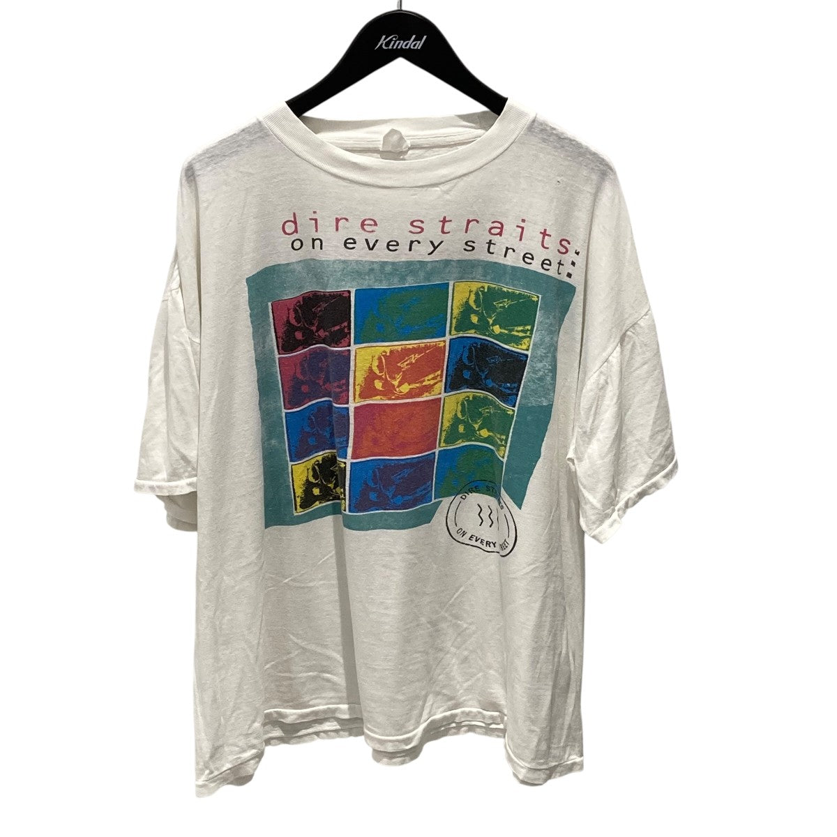 USED 90sDIRE STRAITS ON EVERY STREET半袖Tシャツ 古着・中古-1枚目のアイテム画像