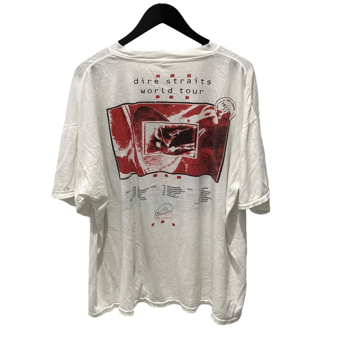 USED 90sDIRE STRAITS ON EVERY STREET半袖Tシャツ 古着・中古-2枚目のアイテム画像