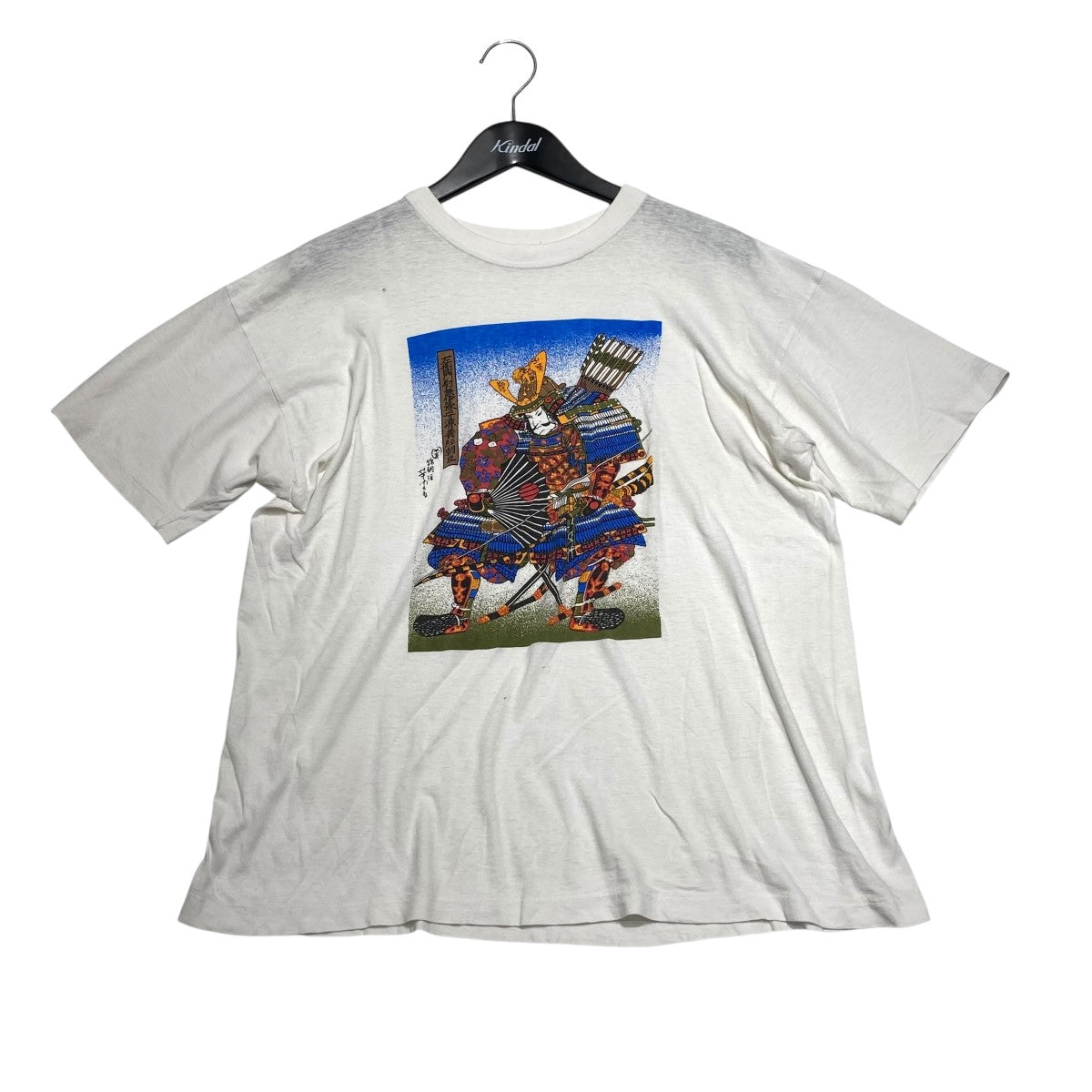 USED 80S〜90S 浮世絵 源義経朝臣半袖Tシャツ 古着・中古-1枚目のアイテム画像