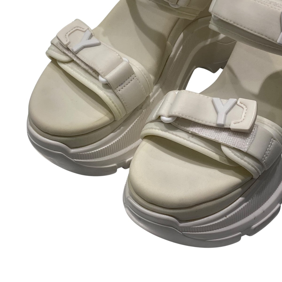 【新品】 YELLO イエロPLATFORM SANDALS 厚底サンダル L 新品】 YELLO イエロPLATFORM SANDALS 厚底サンダル L