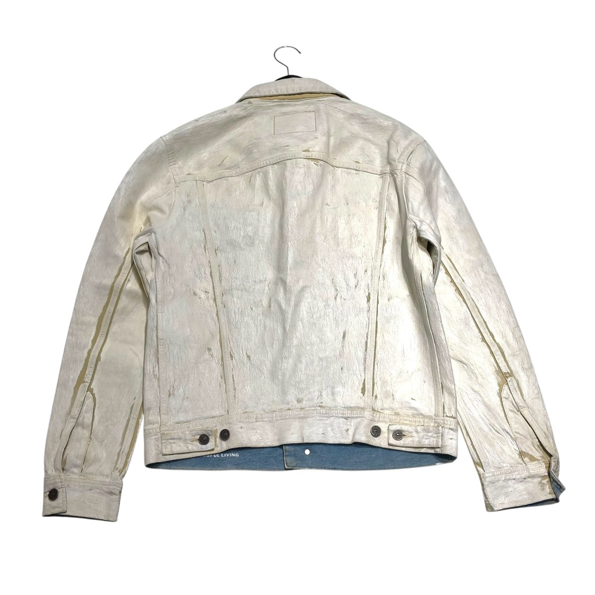 DIESEL(ディーゼル) ペンキ加工 D-BARCYデニムジャケットA03885