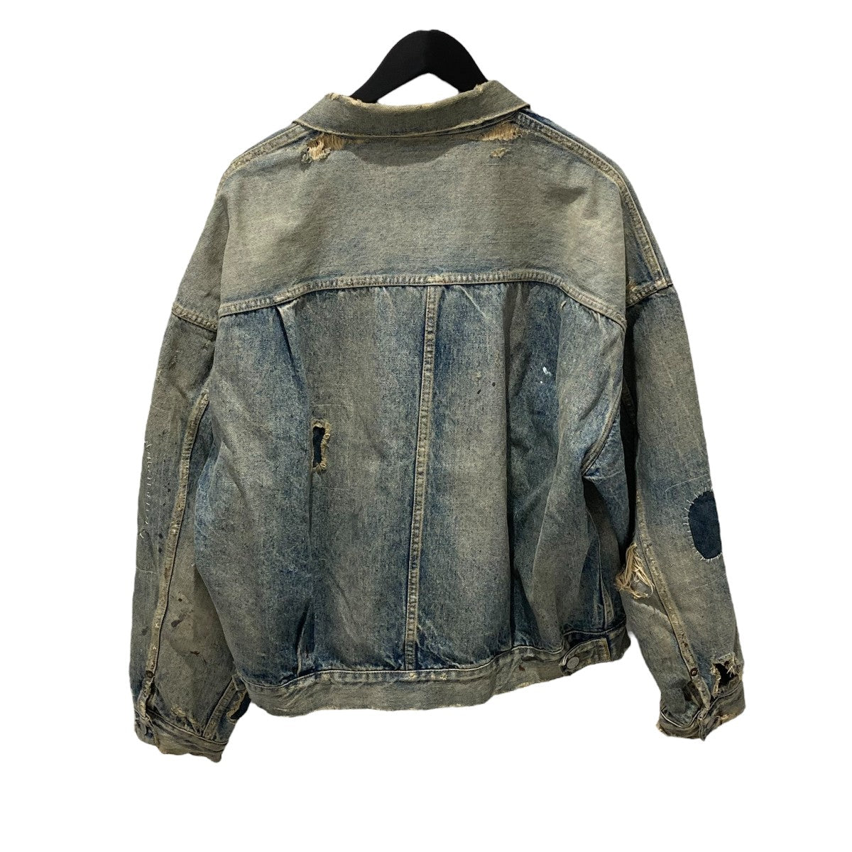 the sauna デニムジャケット SAINT MICHAEL×Berberjin 23AWBJ DENIM JKT DAMAGEデニム