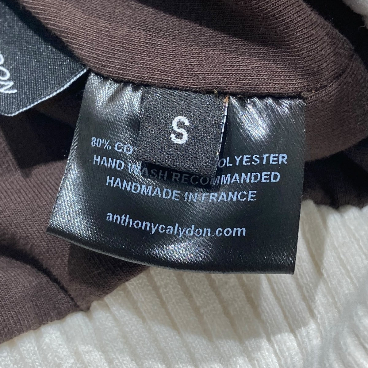 anthony calydon(アンソニー・カリドン) Bomber hoodieジップパーカー 