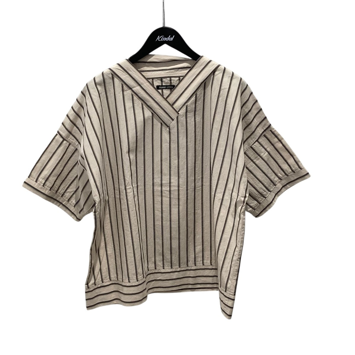 FRANK LEDER(フランクリーダー) WASHED STRIPED COTTON SHIRTS