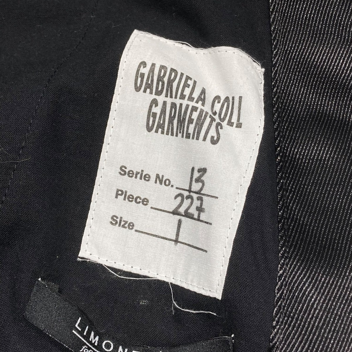 新品未使用Gabriela Coll Garments ロロピアーナウールパンツ GABRIELA COLL GARMENTS(ガブリエラ コール ガーメンツ) LORO