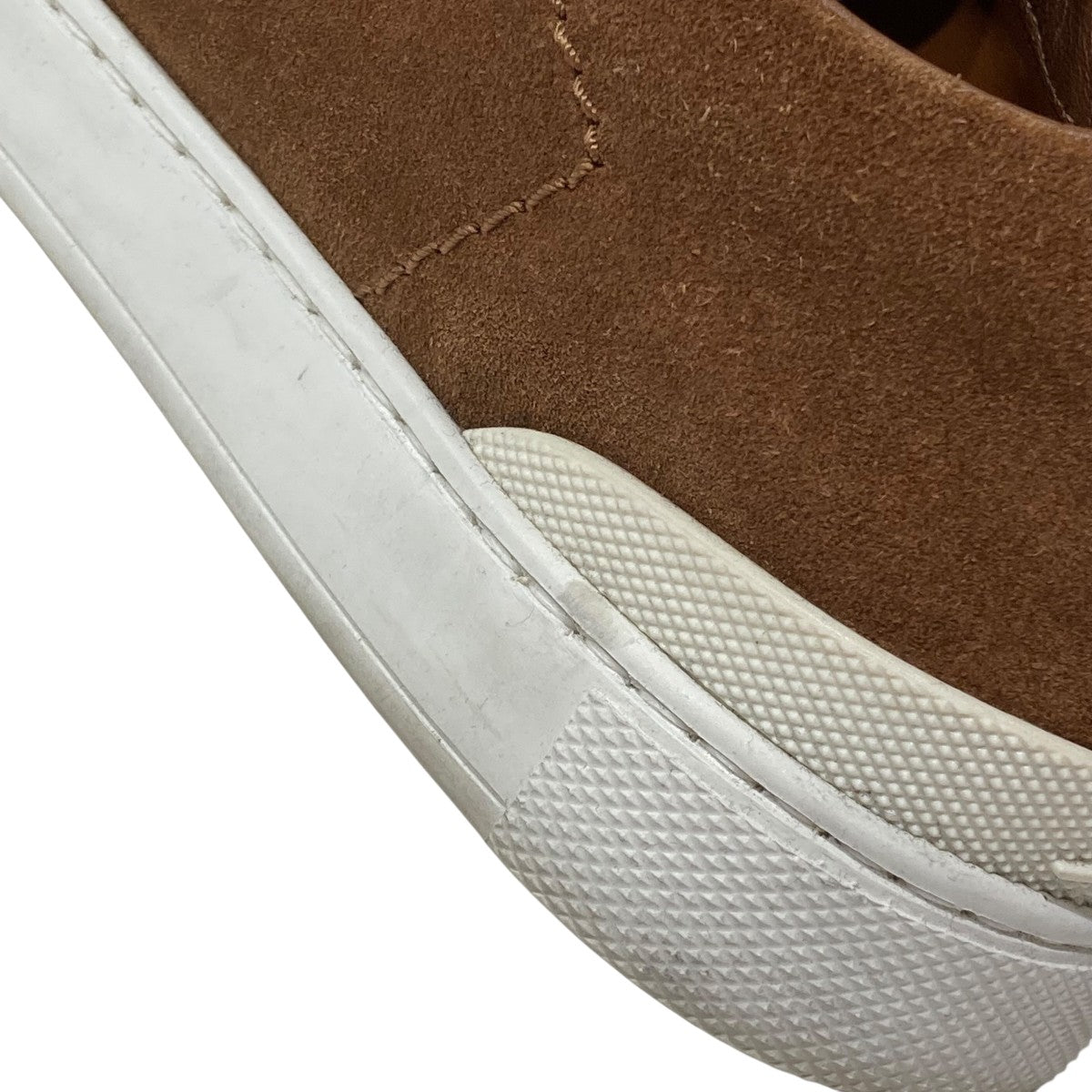 ZEGNA(ゼニア) TRIPLE STITCHスニーカー ブラウン サイズ 6 1/2(25.0cm