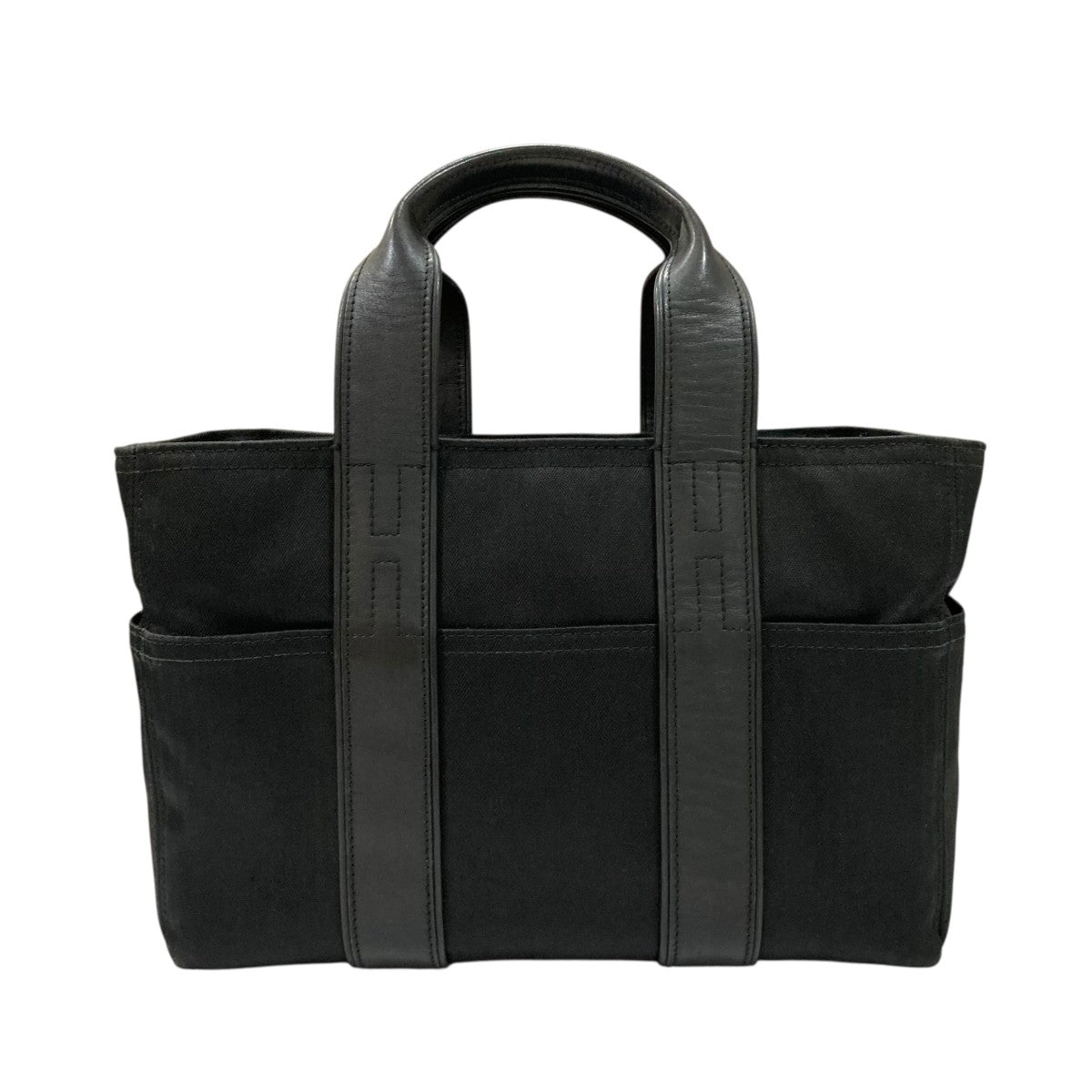 HERMES エルメス　アカプルコPM ハンドバッグ　ブラック　ミニトート エルメス アカプルコ PM トートバッグ Hermes バッグ ナイロン