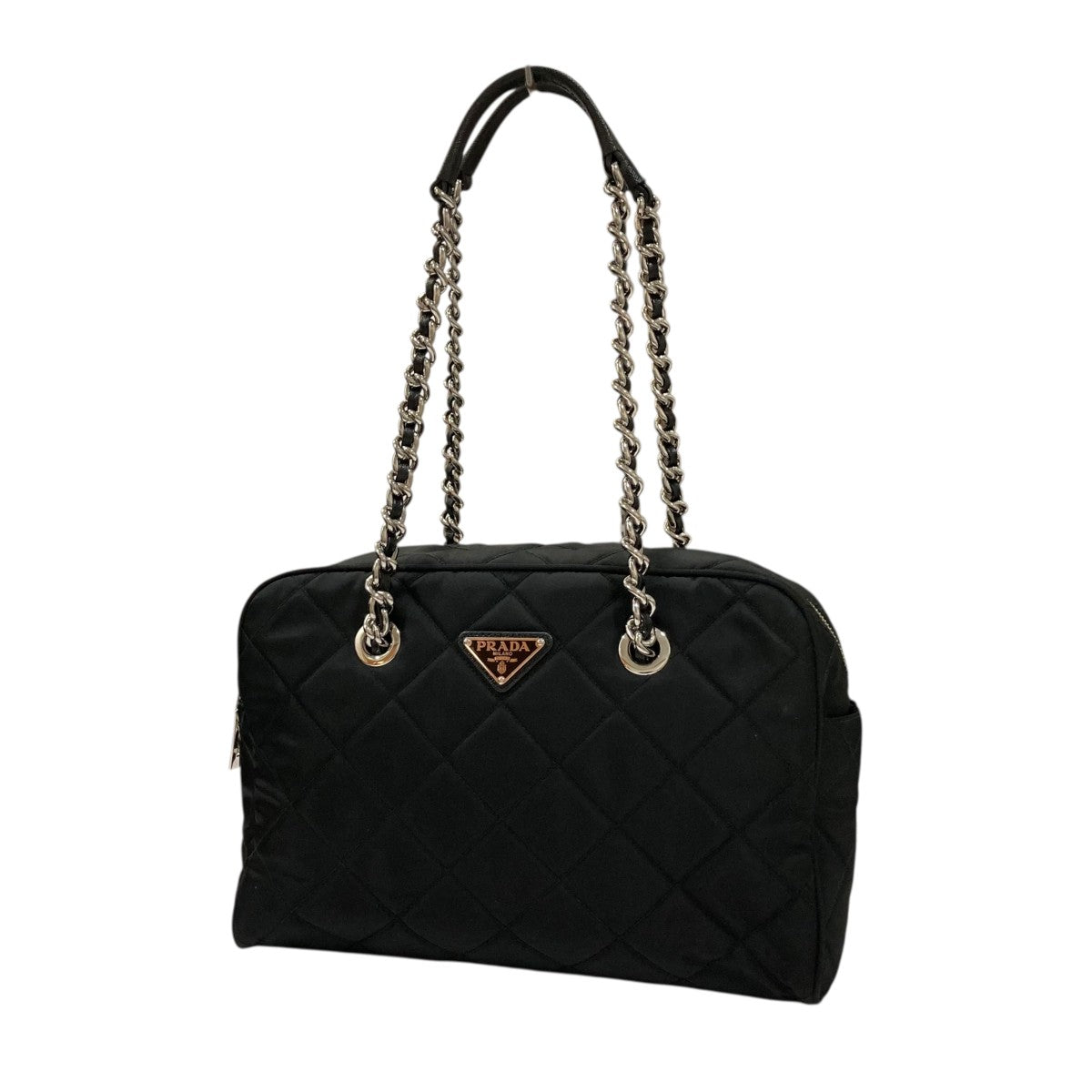 1点限り/プラダ/PRADA/1BB903/高級バッグ PRADA(プラダ) テスートインプントゥチェーンショルダーバッグ