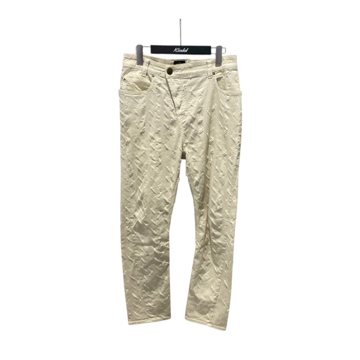 【美品】Vivienne Westwood テクスチャーストライプサロペット Vivienne Westwood(ヴィヴィアンウエストウッド) テクスチャー
